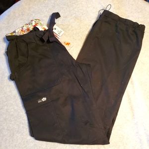 Koi Black scrub pants